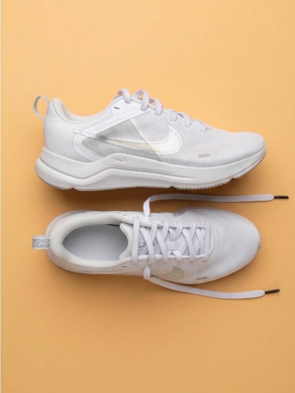 Nike Women White Athletic Mesh Sneakers